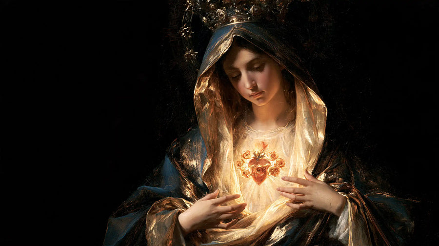 Immaculate Heart of Mary - Black and Gold · Landscape n° 18