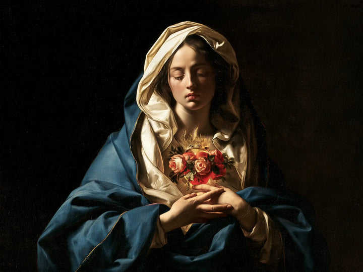 Immaculate Heart of Mary - Caravaggio Tenebrism · Landscape n° 3