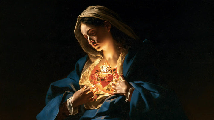 Immaculate Heart of Mary - Caravaggio Tenebrism · Landscape n° 10