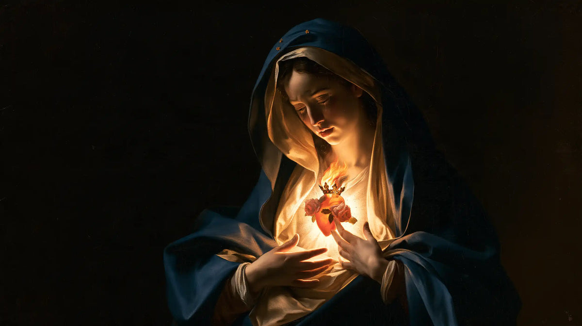 Immaculate Heart of Mary - Caravaggio Tenebrism · Landscape n° 19