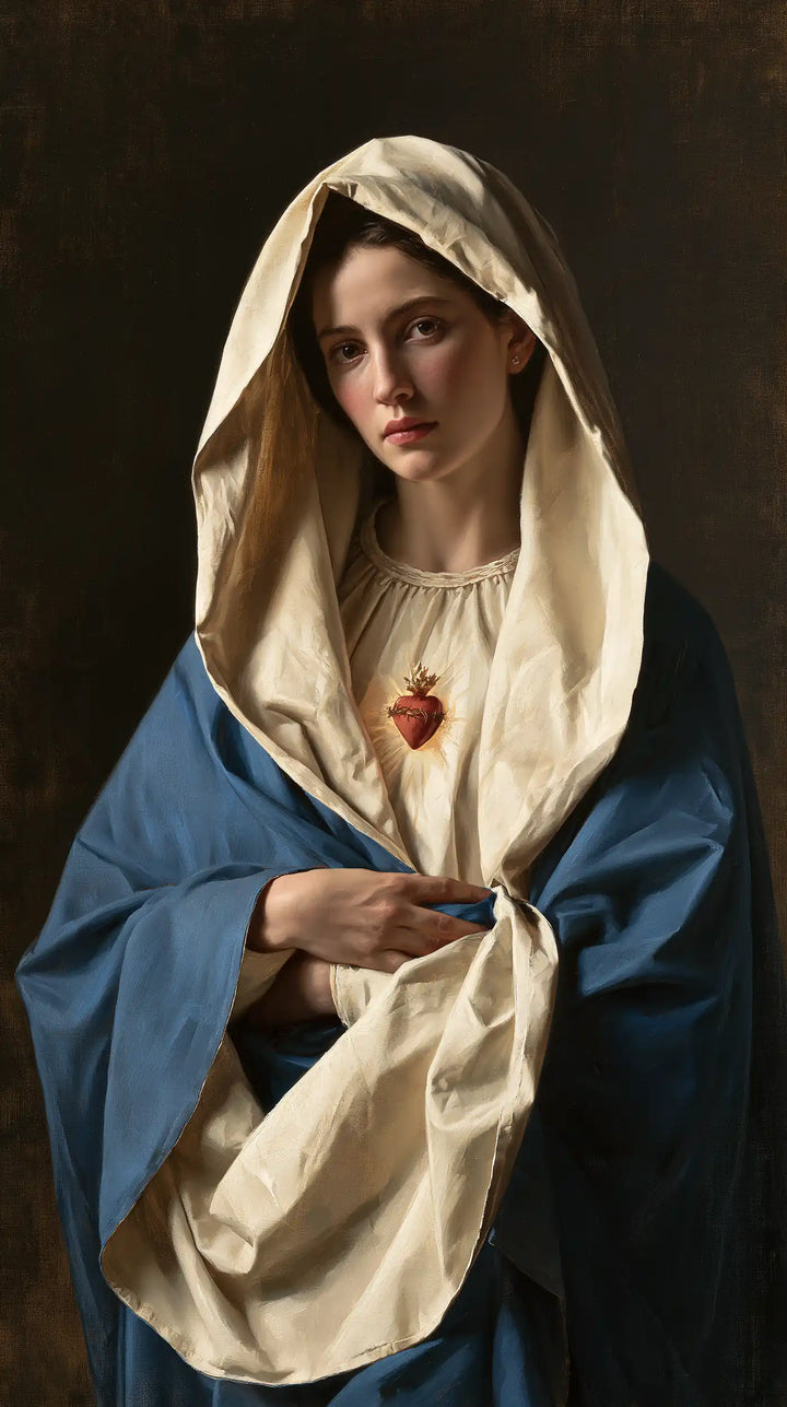 Immaculate Heart of Mary - Contemporary Minimalism · Portrait n° 8
