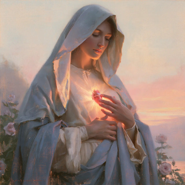 Immaculate Heart of Mary - The Immaculate Heart at Dawn · Square n° 10