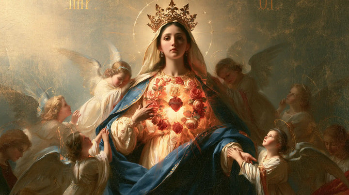 Immaculate Heart of Mary - Mary Surrounded by Angels · Landscape n° 8