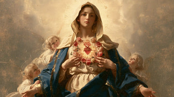 Immaculate Heart of Mary - Mary Surrounded by Angels · Landscape n° 17