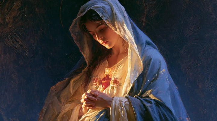 Immaculate Heart of Mary - Midnight Blue Chiaroscuro · Landscape n° 13