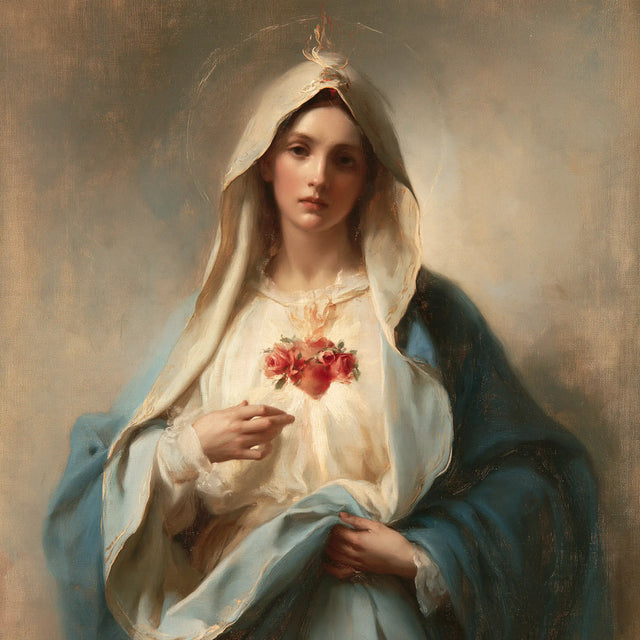 Immaculate Heart of Mary - Peace and Purity of Mary's Heart · Square n° 8