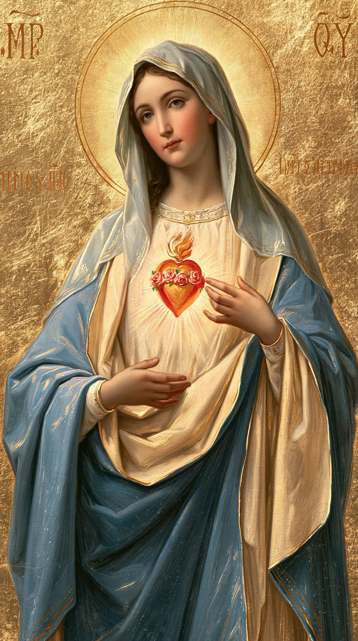 Immaculate Heart of Mary - Sacred Gold · Portrait n° 9