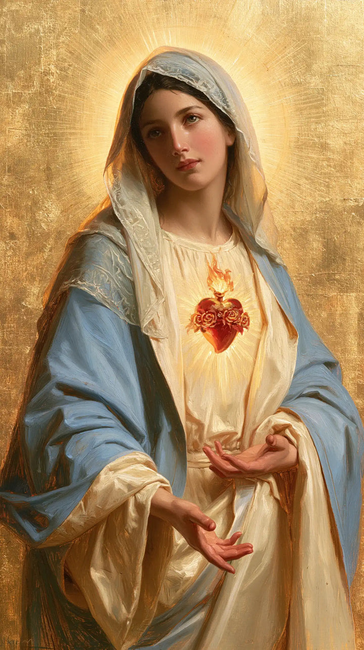 Immaculate Heart of Mary - Sacred Gold · Portrait n° 11