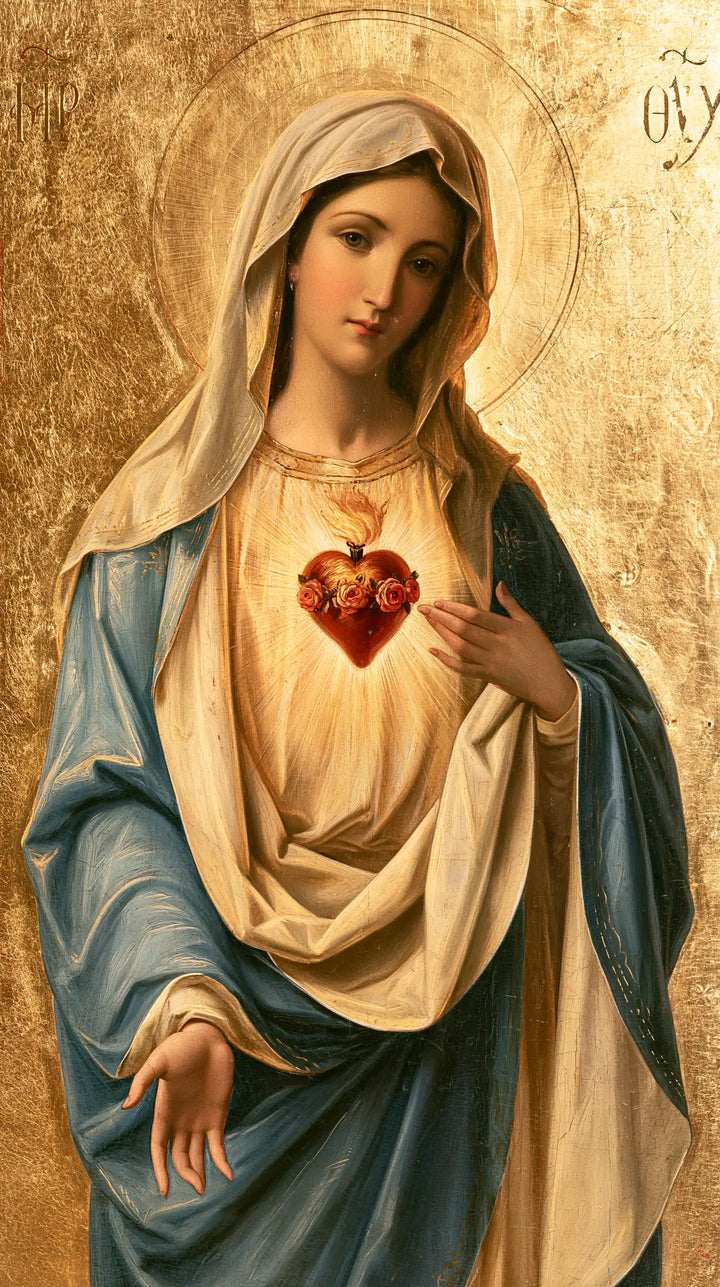 Immaculate Heart of Mary - Sacred Gold · Portrait n° 13