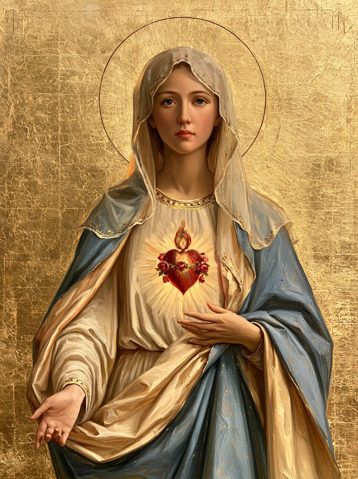Immaculate Heart of Mary - Sacred Gold · Portrait n° 32