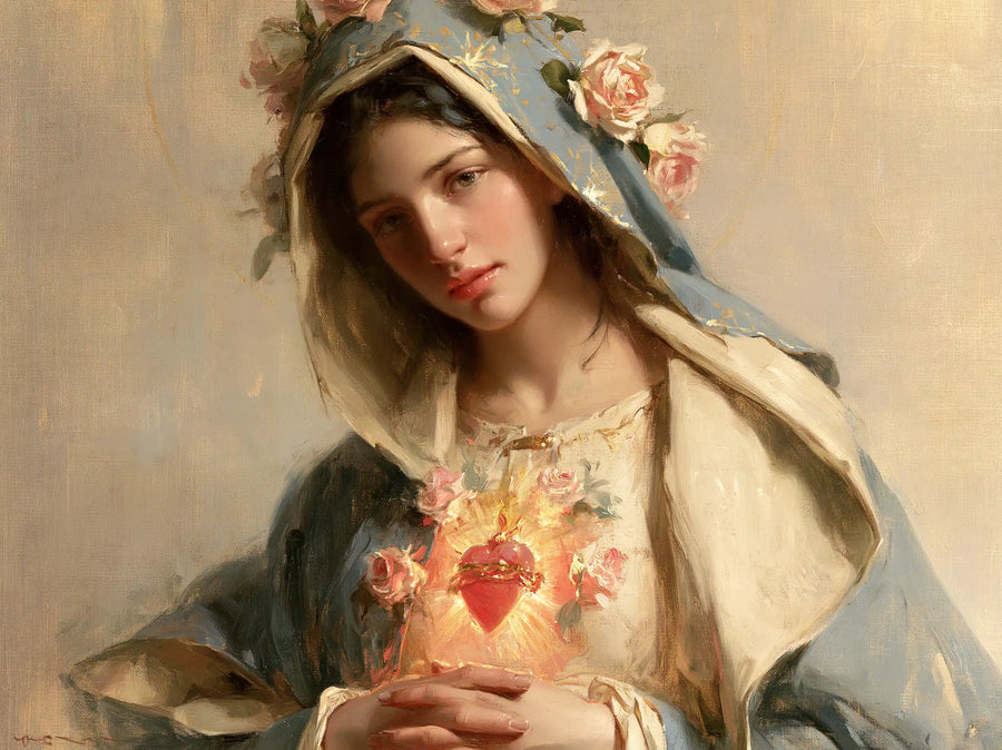 Immaculate Heart of Mary - Sacred Maternal Tenderness · Landscape n° 10