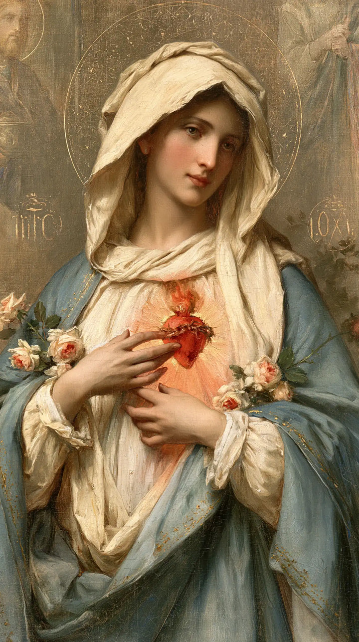Immaculate Heart of Mary - Sacred Maternal Tenderness · Portrait n° 8
