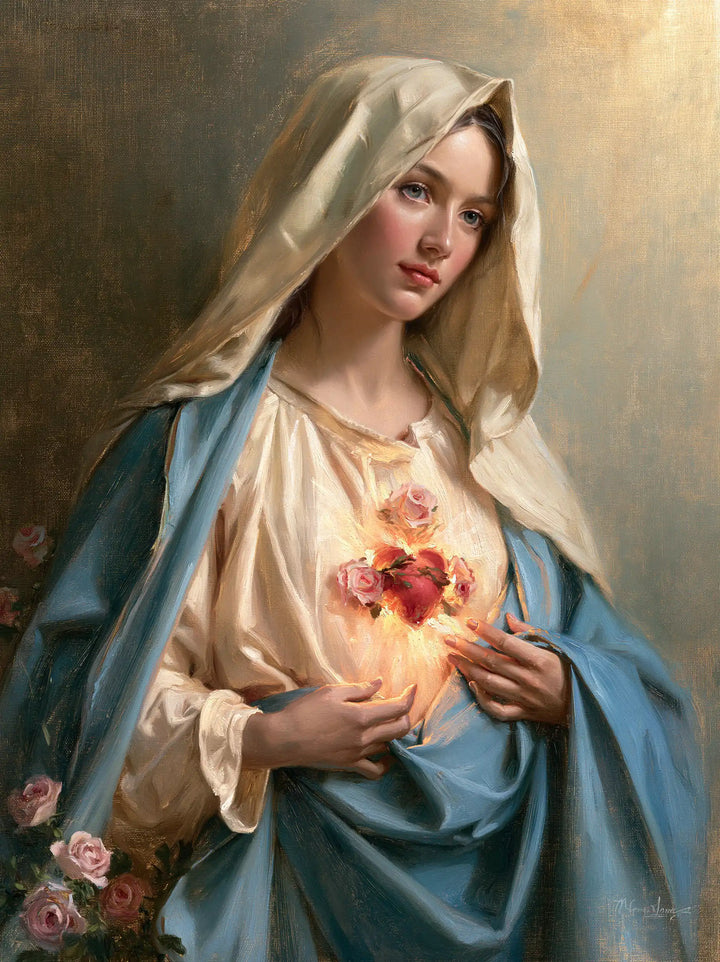 Immaculate Heart of Mary - Sacred Maternal Tenderness · Portrait n° 12
