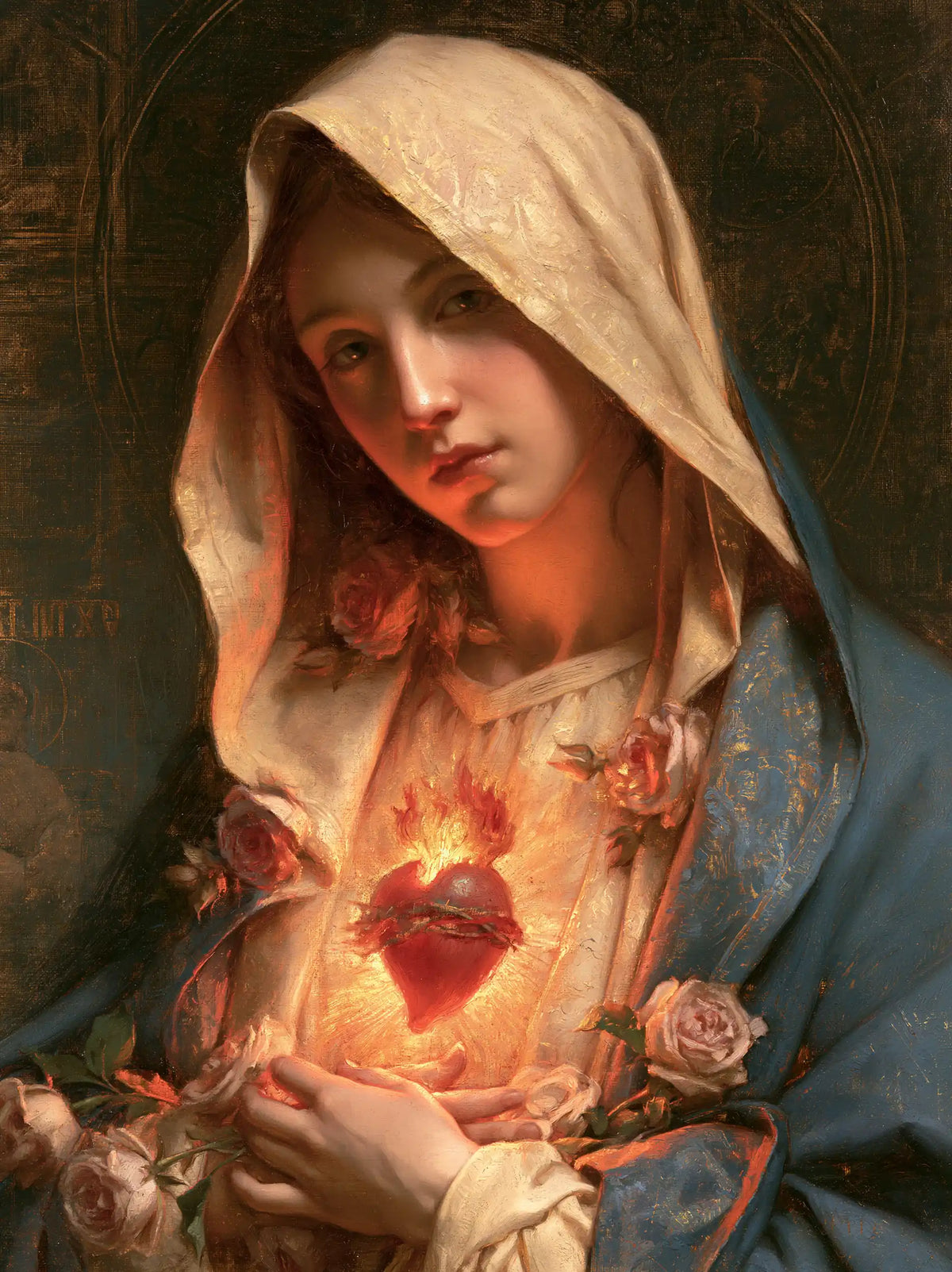 Immaculate Heart of Mary - Sacred Maternal Tenderness · Portrait n° 18