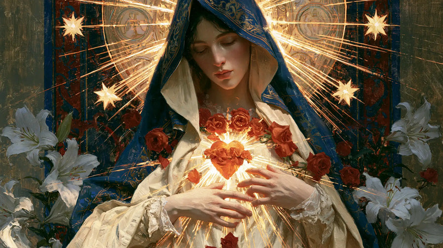 Immaculate Heart of Mary - Symbolist · Landscape n° 22