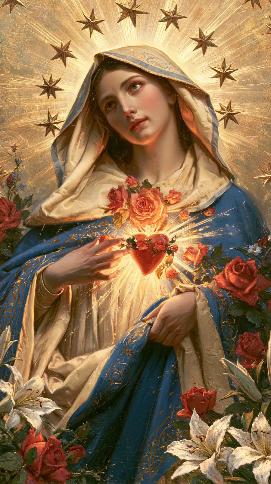 Immaculate Heart of Mary - Symbolist · Portrait n° 2