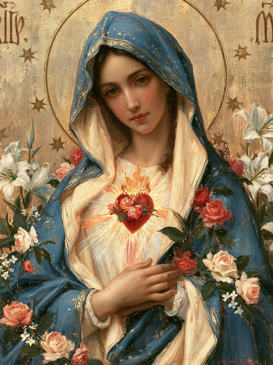 Immaculate Heart of Mary - Symbolist · Portrait n° 13