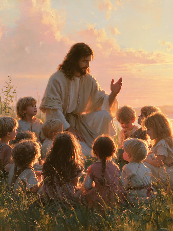 Jesus and the Children — The Sky’s Smile upon Childhood