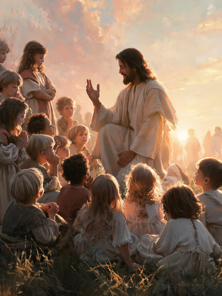 Jesus and the Children - Jesus and the Children at Dawn · Portrait n° 10