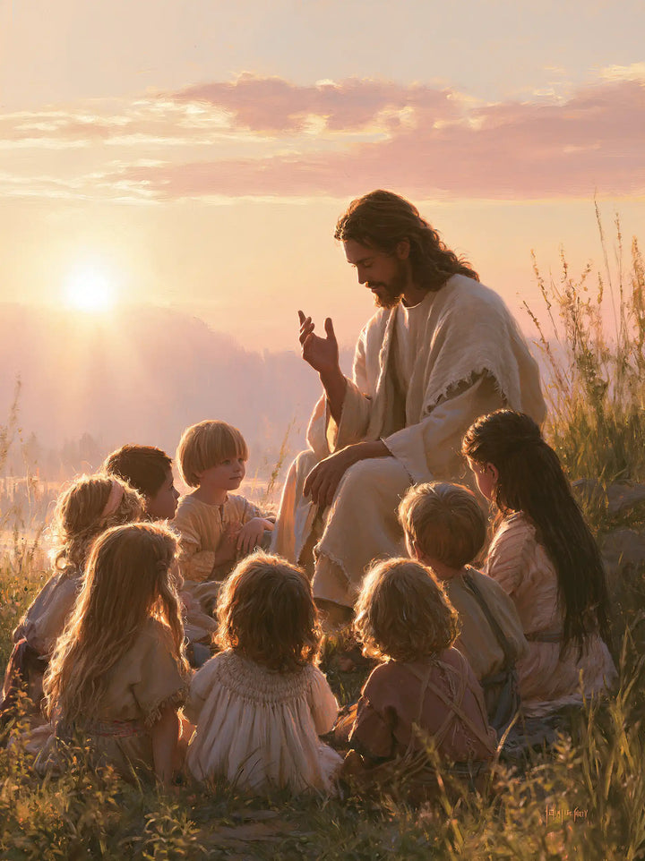 Jesus and the Children - Jesus and the Children at Dawn · Portrait n° 15