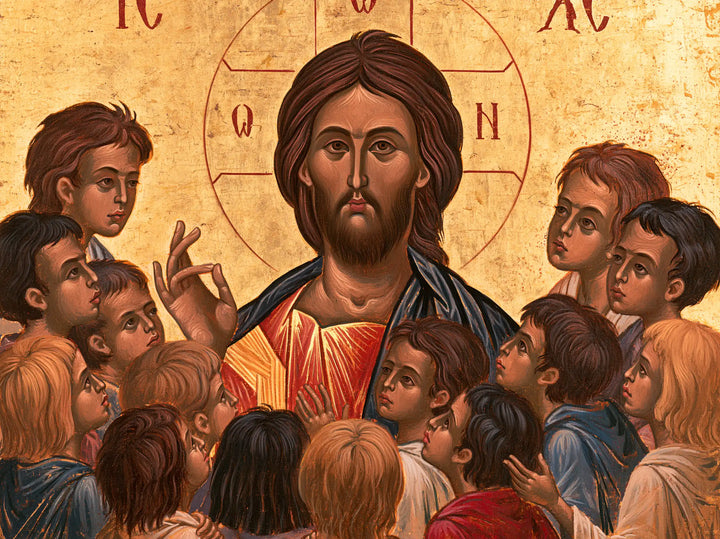 Jesus and the Children - Contemporary Byzantine · Landscape n° 8