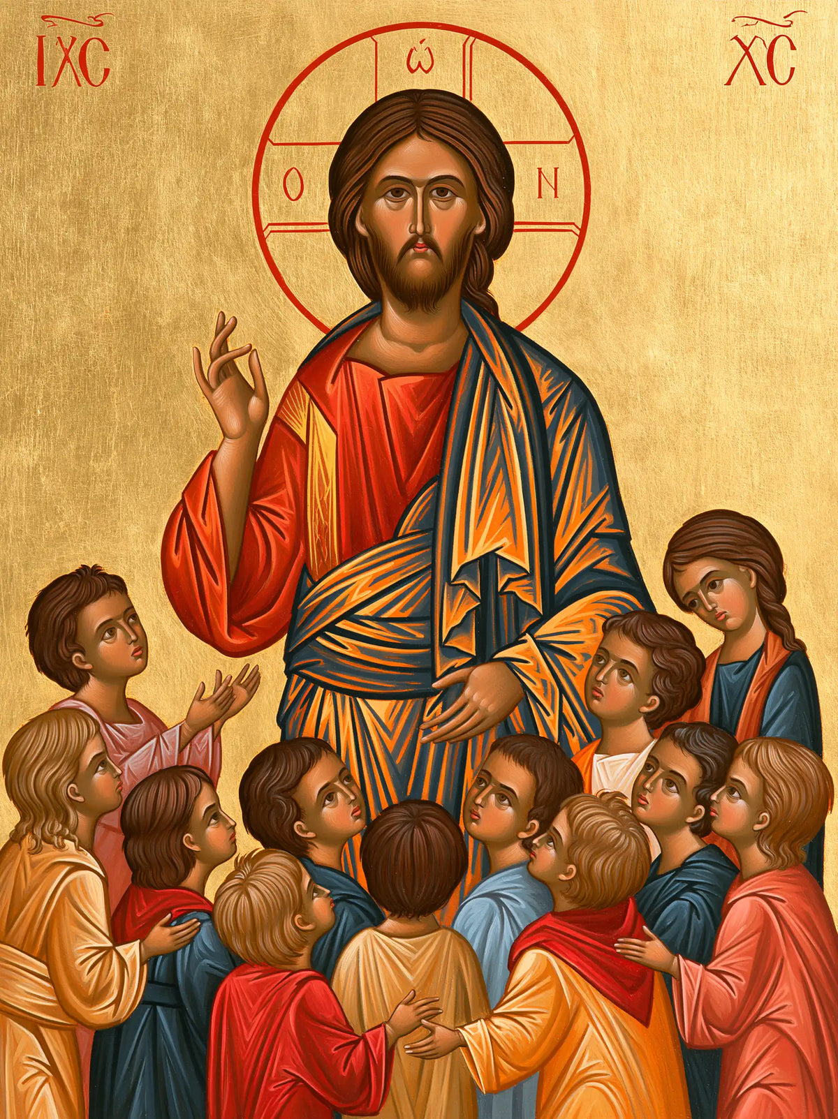 Jesus and the Children — The Word in Golden Folds