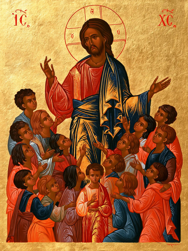 Jesus and the Children - Contemporary Byzantine · Portrait n° 13