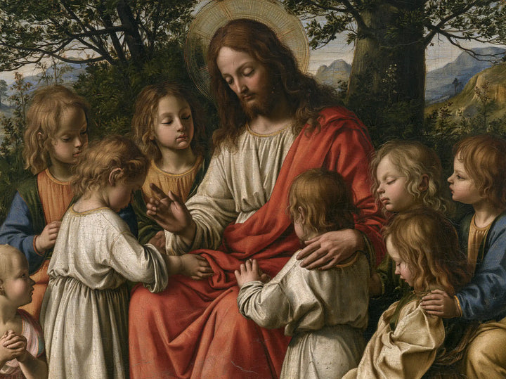 Jesus and the Children - Florentine Renaissance · Landscape n° 5