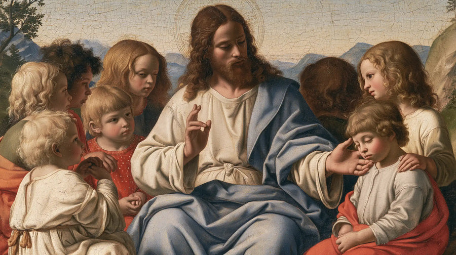 Jesus and the Children - Florentine Renaissance · Landscape n° 12