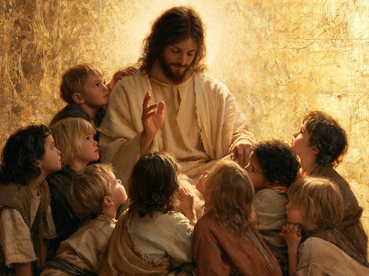 Jesus and the Children - Sacred Gold · Landscape n° 1
