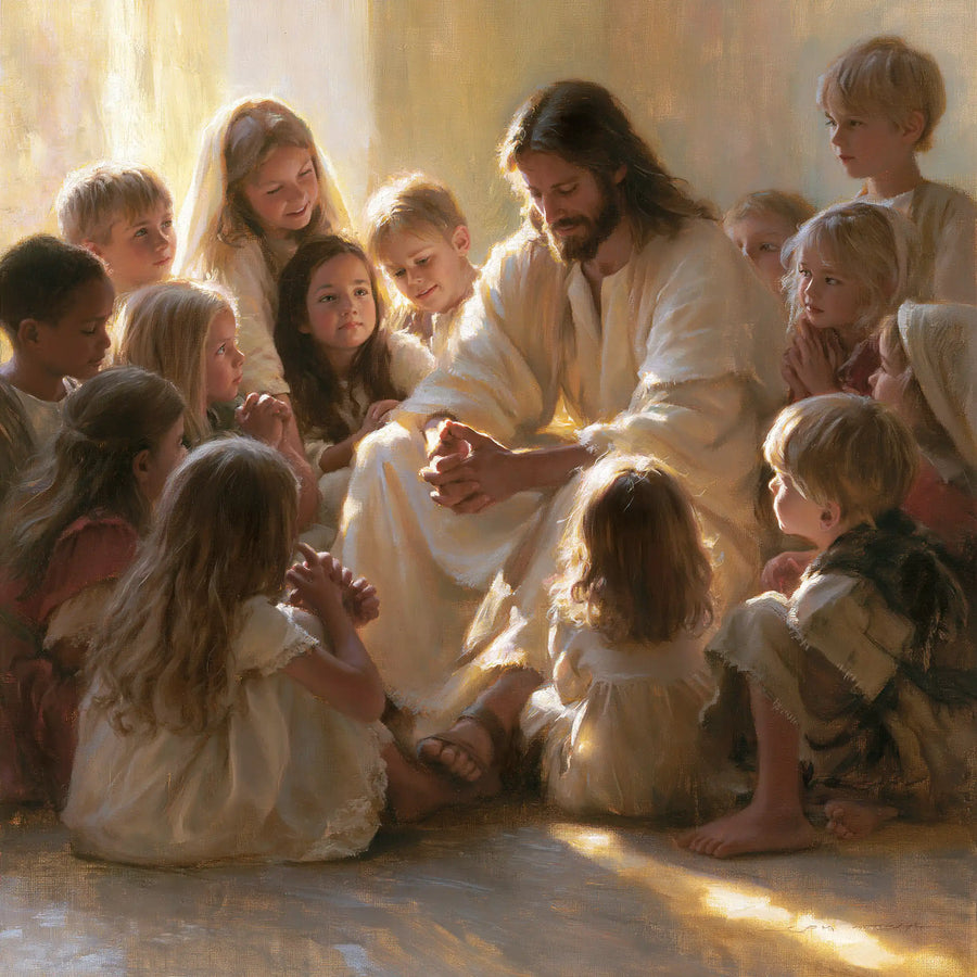 Jesus and the Children - Innocence as a Sacred Symbol · Square n° 3
