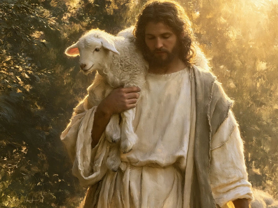 Jesus and the Lamb - Biblical Cinema · Landscape n° 2
