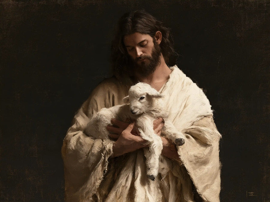 Jesus and the Lamb - Contemporary Minimalism · Landscape n° 5