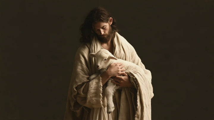 Jesus and the Lamb - Contemporary Minimalism · Landscape n° 16