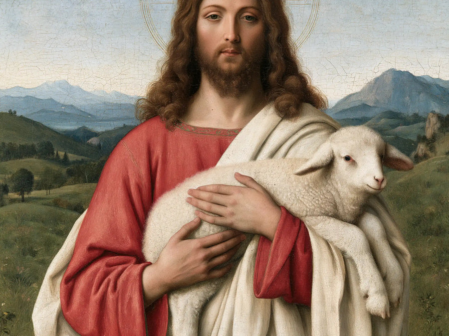 Jesus and the Lamb - Florentine Renaissance · Landscape n° 1