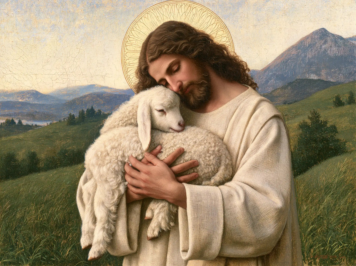Jesus and the Lamb - Florentine Renaissance · Landscape n° 3