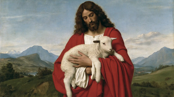 Jesus and the Lamb - Florentine Renaissance · Landscape n° 13