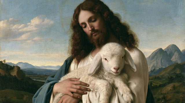 Jesus and the Lamb — Wool Before the Twin Peaks