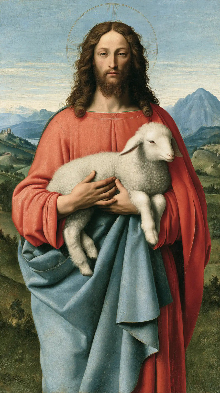 Jesus and the Lamb - Florentine Renaissance · Portrait n° 2