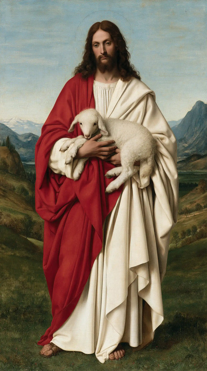 Jesus and the Lamb - Florentine Renaissance · Portrait n° 4