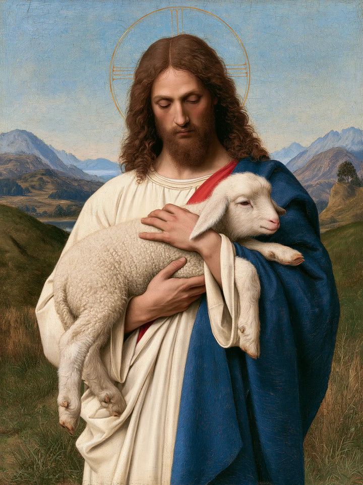 Jesus and the Lamb - Florentine Renaissance · Portrait n° 12