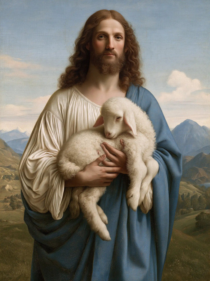 Jesus and the Lamb - Florentine Renaissance · Portrait n° 14