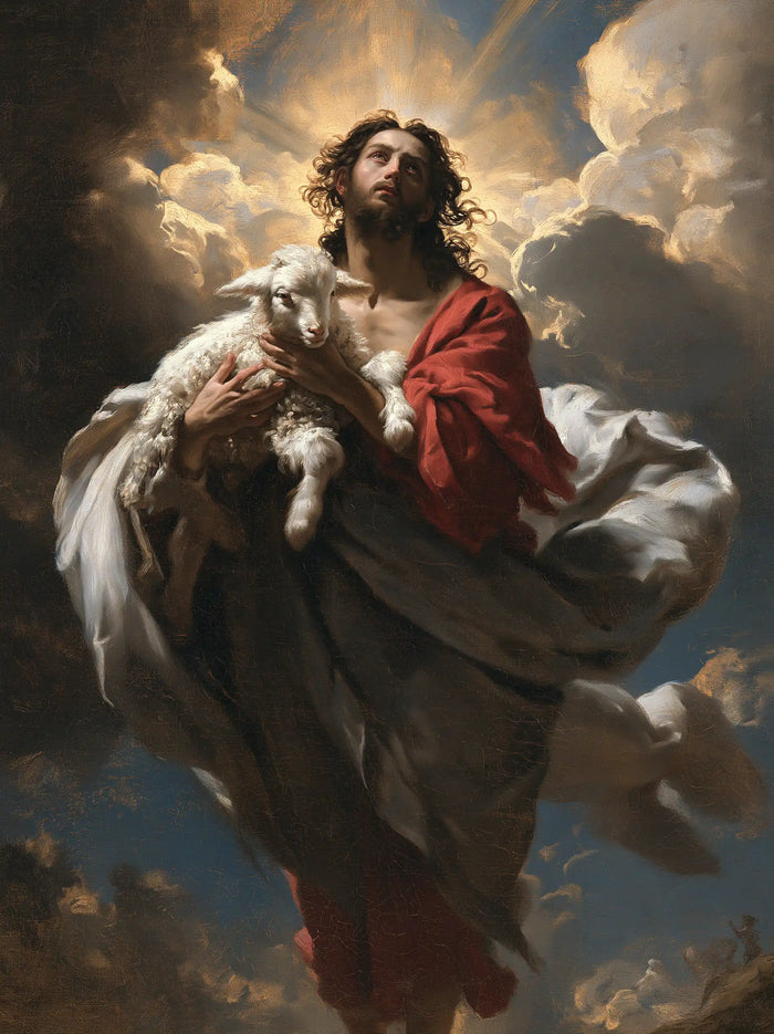 Jesus and the Lamb - Theatrical Baroque · Portrait n° 9