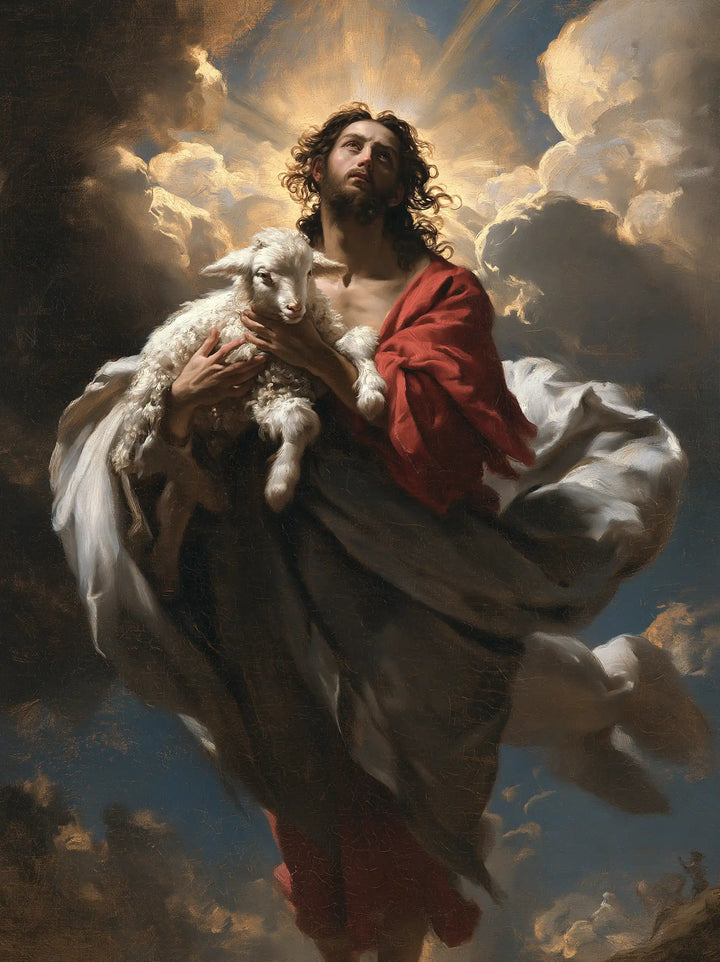 Jesus and the Lamb - Theatrical Baroque · Portrait n° 9