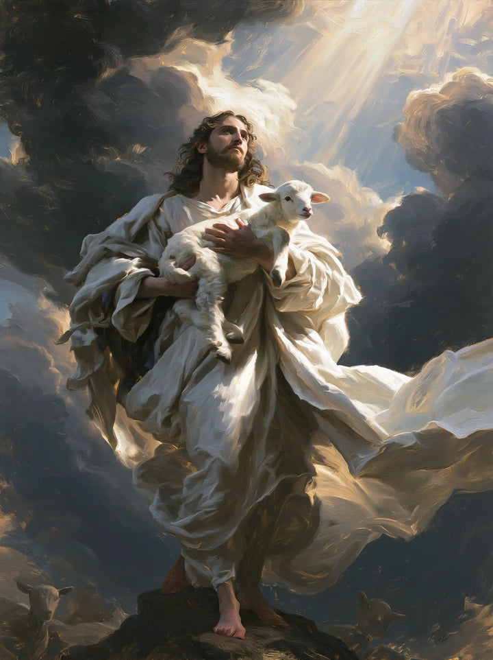 Jesus and the Lamb - Theatrical Baroque · Portrait n° 11