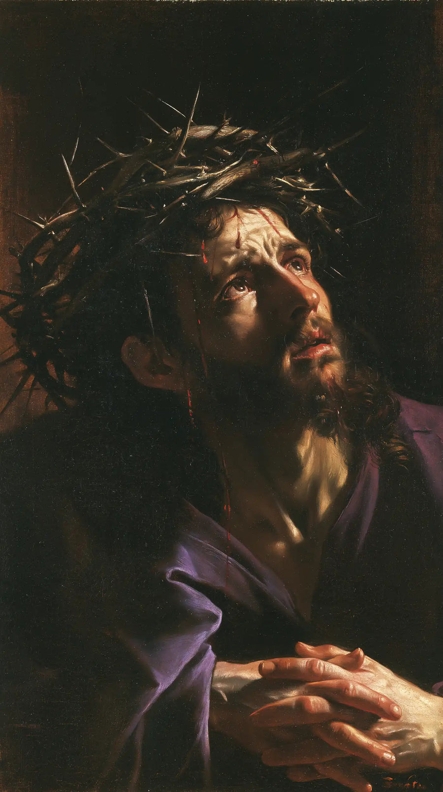 Jesus Crowned with Thorns — The Gaze toward the Side Light