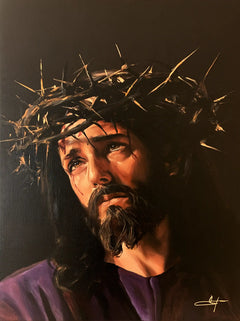 Jesus Crowned with Thorns — The Slanting Gaze in Brown Space