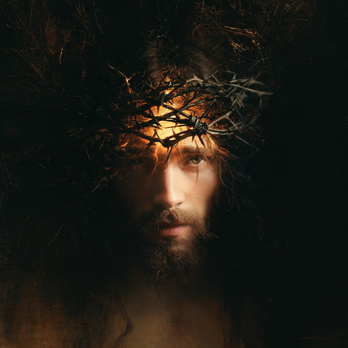 Jesus Crowned with Thorns — Light Captive in the Brambles