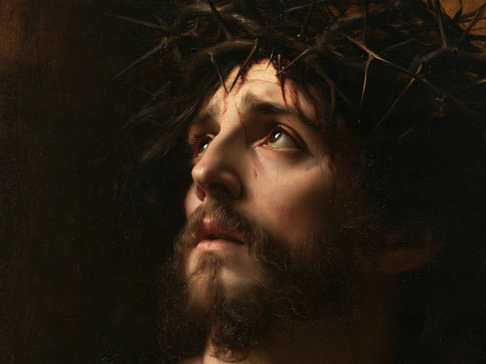 Jesus Crowned with Thorns — The Prayer beneath Tangled Thorns