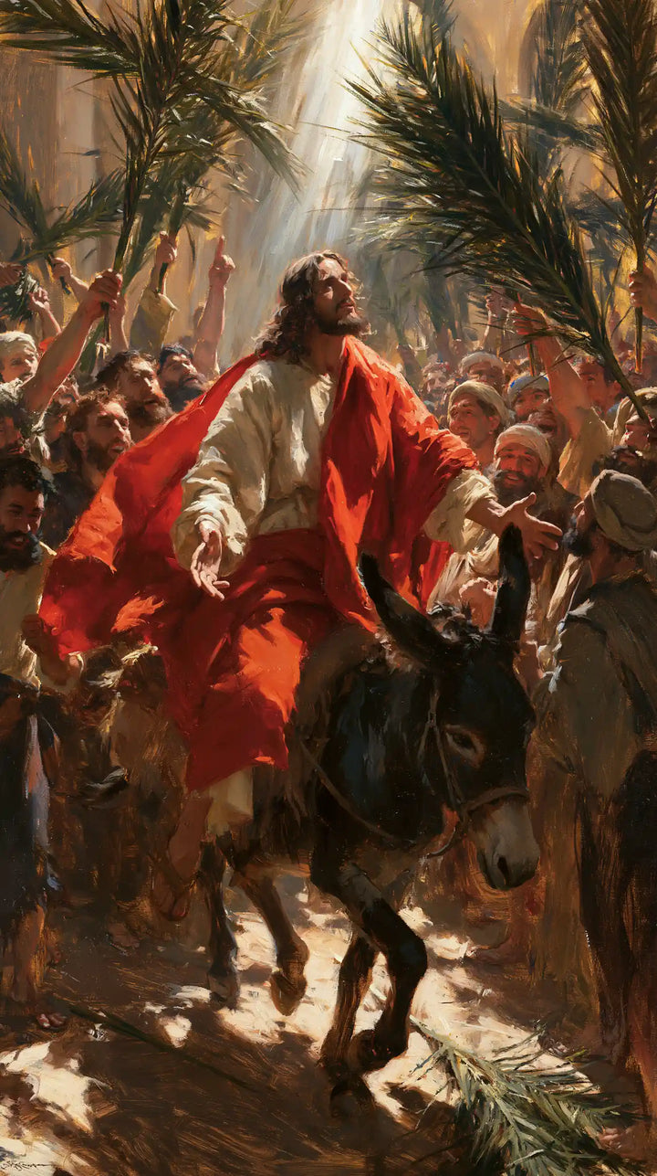Jesus Enters Jerusalem – Theatrical Baroque · Portrait no. 2